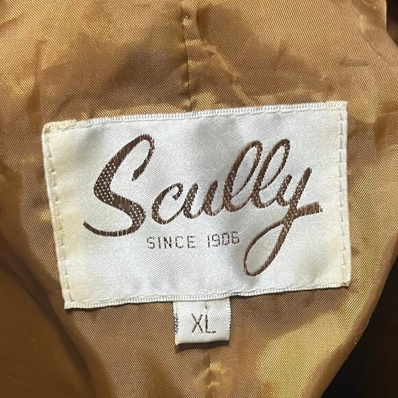 VTG Scully Suede Leather Fringe Jacket Mens XL Tan Western Cowboy Rodeo Biker - Picture 6 of 11